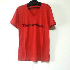 ★レッド XS 黒夢 清春 E　N　The birthday. バースディライブ Tシャツ KUROYUME KIYOHARU SADS サッズ