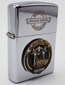 火花確認済 Zippo ハーレーダビッドソン エンジンシリーズ First V-twin ジッポー ジッポ オイルライター 喫煙具