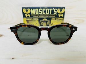 ◆MOSCOT◆LEMTOSH◆モスコット◆レムトッシュ◆サングラス ウェリントン ボストン 鼈甲柄 人気 未使用 美品