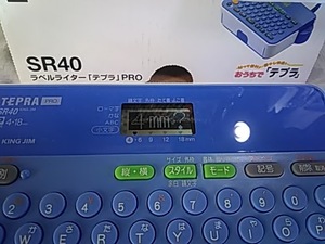 ラベルライター「テプラ」PRO SR20の中古品です。。。電池は付属しません！