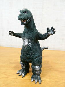 ◎バンダイ 当時もの ソフビ人形 GODZILLA/ゴジラ ゴジラ 全高約20cm/全長約26cm 1983年 東宝特撮怪獣 ソフビフィギュア ＠８０(8)