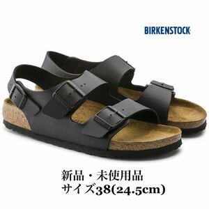 BIRKENSTOCK ビルケンシュトック MILANO ミラノ ブラック レディース サンダル 38