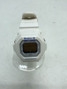 CASIO◆クォーツ腕時計/デジタル/ラバー/GRY/WHT/BG-5600BK/NEWS×LAWSON