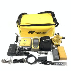 TOPCON GRS-1 トプコン GNSS受信機　電源コード/セミハードケース/ACアダプター/機械高変更アダプター/他 付属品多数あり＊簡易検査品