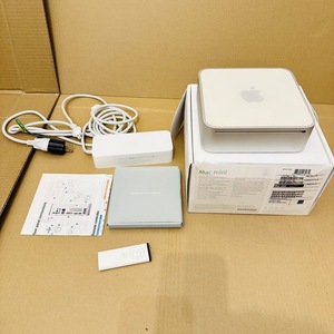 Apple Mac mini Early 2009 通電確認のみ 現状品にて Core 2 Duo 2.0GHz 1GB RAM 120GB HDD