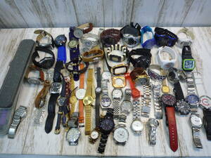 Ub653-212♪【80～】ジャンク品 時計 腕時計 MARC JACOBS VICTORINOX NIXON SEIKO CITIZEN 他 まとめ売り 動作未確認未検品