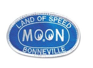 MOON Bonneville オーバル パッチ ブルー