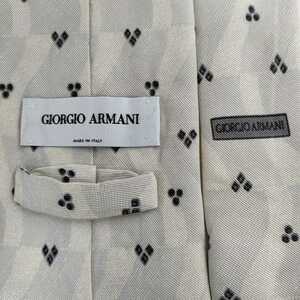 GIORGIO ARMANI(ジョルジオアルマーニ)白波ドットネクタイ