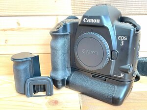 ■ CANON キャノン EOS-3 フィルム一眼レフ カメラ PB-E2 ドライブブースター セット　★
