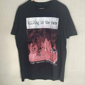 当時もの 1990s Rage Against The Machine Killing in the Name ヴィンテージ Tシャツ GIANT製 80s 90s ロック 