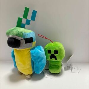 マインクラフト VENTURE TOGETHERぬいぐるみ オウム マスコット クリーパー