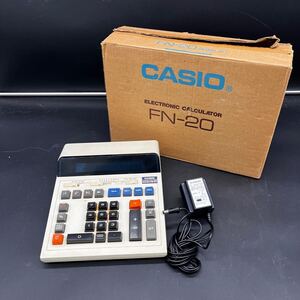 カシオ CASIO 計算機 電卓 昭和レトロ 計算機電卓　fn-20