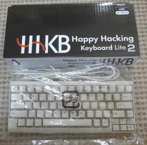 PFU HHKB Happy Hacking Keyboard Lite2 英語配列 白 PD-KB200W/U USB 出荷完了品