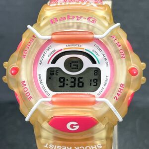 美品 CASIO カシオ Baby-G ベビージー BG-340 腕時計 デジタル クオーツ 多機能 カレンダー ピンク 新品電池交換済み 動作確認済み