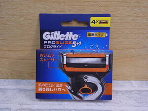 ◎K/573●【未使用品】ジレット Gillette☆T字カミソリ用替刃 4個組☆プログライド PROGLIDE 5+1