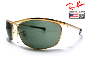 希少Vintage B&L RayBan USA Olympian DXワンデラ オリンピアン1デラックスG15 ゴールド ボシュロムBLアメリカ製goldサングラスMetalメタル