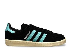 WIND AND SEA atmos adidas Originals Campus 80 "Black" 27cm GX3952