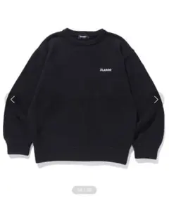 XLARGE STANDARD LOGO KNIT BLACK