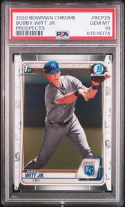 【PSA 10 GEM MINT】2010 Bowman Chrome [BOBBY WITT JR./ボビーウィットJr.] 1st Bowman Prospect Card RC Rookie Royals MLB All Star