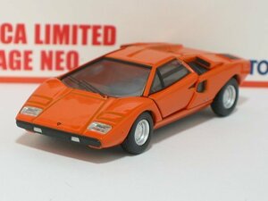 ランボルギーニ カウンタック LP400（オレンジ）LV-N【トミーテック社1/64ミニカー】【トミカの時】