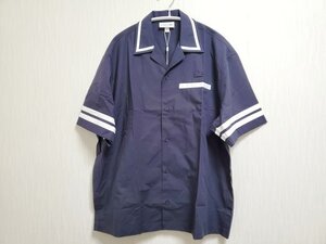 ▽♪ ラコステ LACOSTE 40 バックプリントボーリングシャツ ダークネイビー CH7225-99