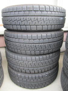 衝撃4本価格 165/55-15 ピレリ レアサイズ 軽自動車 偏平タイヤ 165 55 15 studless tires 1円～ 冬用タイヤ PIRELLI ICE ASIMMETRICO 