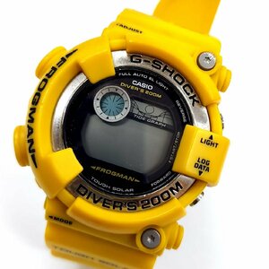 1円スタート CASIO カシオ G-SHOCK ジーショック GF-8250 フロッグマン イエロー デジタル メンズ 腕時計 FROGMAN