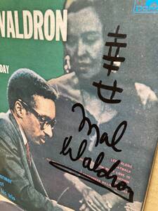 SIGNED！直筆サイン入りLP！マル ウォルドロン Mal Waldron / Left Alone レフト アローン Polydor MP 2150 名盤 アナログ盤レコード JAPAN