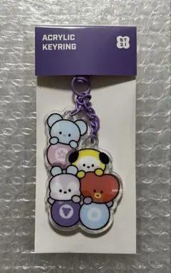 BT21 minini アクリルキーリング ラッキーガチャ 未開封