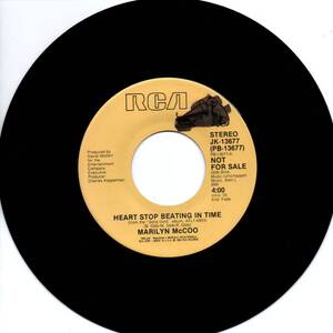 Marilyn McCoo 「Heart Stop Beating In Time」米国盤プロモ用EPレコード　（5th Dimension, Leo Sayer関連）