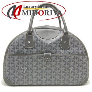 GOYARD ゴヤール サンジャンヌMM ハンドバッグ PVCコーティングキャンバス グレー/252242【中古】