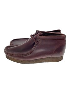 Clarks◆ブーツ/26cm/BRD/レザー/081313292/ワラビー