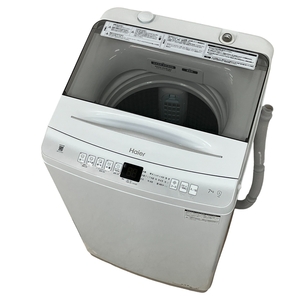 【動作保証】 Haier JW-U70LK 全自動 電気 洗濯機 2023年製 4.5kg 縦型 家電 ハイアール 中古 良好 楽 M8896683