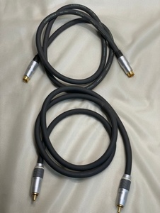 audio-technica RCAケーブル AT6A56 S端子ケーブル AT6V85 セット 1m USED品