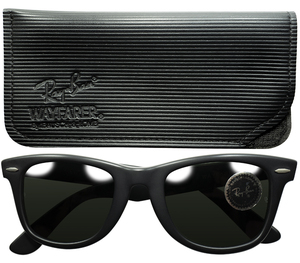 デッドでは本当に出ない初入荷の激レアMATTE BLACK 1970s-80s USA製 B&L RAYBAN ボシュロム レイバン WAYFARER 1 ウェイファーラー 50/22