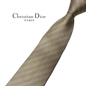 Christian Dior ネクタイ レジメンタル風柄 ストライプ風柄 クリスチャン ディオール USED 中古 m1158