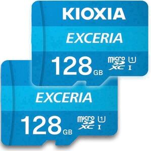 microSD　マイクロSDカード　128GB キオクシア　2枚　