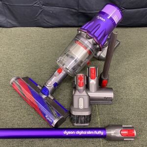 $【売り切り】Dyson ダイソン Digital Slim Fluffy コードレススティッククリーナー SV18 中/強/エコ 動作確認済み 生活家電 掃除用品