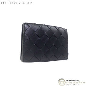 ボッテガ ヴェネタ （BOTTEGA VENETA） イントレチャート ビジネス カードケース 名刺入れ 667141 ブラック（新品）