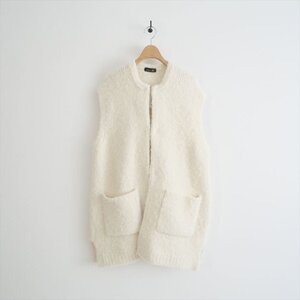 2023AW / Drawer ドゥロワー / WINTER1 3Gブークレニットジレ ベスト / 6515-199-0591 / 2407-0046