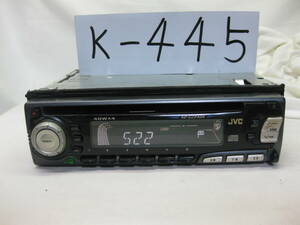 K-445　JVC　ビクター　KD-CZ54DA　1Dサイズ　CDデッキ　故障品