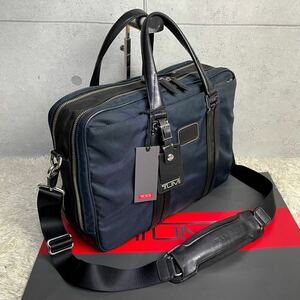 [日本限定 極美品] TUMI トゥミ 2way JARVIS デラックス ラップトップ ブリーフ メンズ ビジネスバッグ A4+PC可 2室 バリスティック+本革