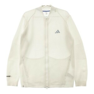 ADIDAS GOLF アディダスゴルフ IM1688 2022年モデル ニットジャケット ホワイト系 M [240101084701] ゴルフウェア メンズ