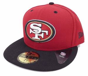 New Era ニューエラ NFL San Francisco 49ers サンフランシスコ 49ers ベースボールキャップ (7 1/4 57.7cm) [並行輸入品]