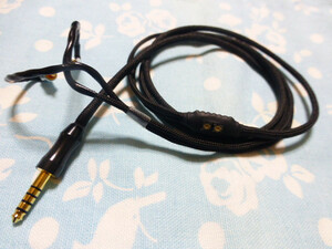 UE カスタム IEM IPX コネクタ ケーブル MOGAMI 2944 4.4mm5極 音量調整機構 Ultimate Ears Fiio M17 ZX507 Cayin N8 ZEN DAC