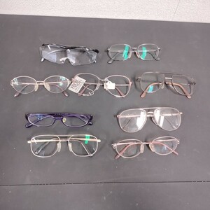 51005 眼鏡 9点セット まとめ メガネ レンズ フレーム Made in JAPAN ハズキルーペ レディース メンズ アイウェア メーカーいろいろ 