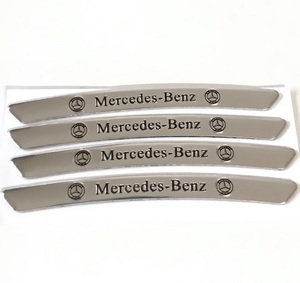 リムステッカー メルセデスベンツ カーステッカー MercedesBenz 3Dシールホイールリム エンブレム 車 バイク シルバー