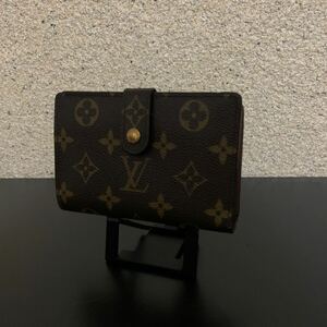 美品　LOUIS VUITTON ルイヴィトン モノグラム 二つ折り財布 がま口 ヴィエノワ 折り財布　ブラウン系