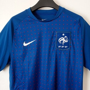 ★一円★フランス代表 ナイキ NIKE DRI-FIT プラクティスシャツ 半袖 メンズM サッカー