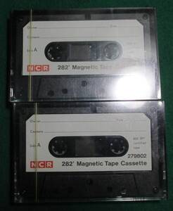 【希少 未開封】NCR 282’ Magnetic Tape Cassette 800 BPI certified tape 8bit ビット コンピューター ストレージ 用 磁器 テープ/DAT/根